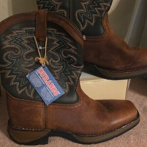 Durango Two-Tone Leather Cowboy Boots